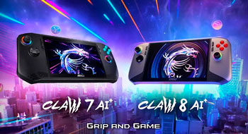 MSI представляє нові портативні ігрові консолі Claw 8 AI+ і Claw 7 AI+