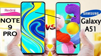 Порівняння Samsung Galaxy A51 і Redmi Note 9 Pro