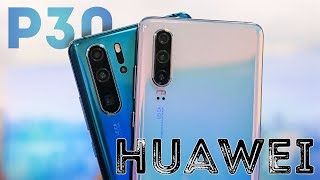 Huawei P30 і P30 Pro - знайомство зі смартфонами (камери, сканер відбитків і ін.)