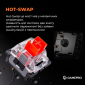 Клавиатура проводная GamePro MK130R Hot-Swap Red Swich 60% RGB Black - фото 5 - интернет-магазин электроники и бытовой техники TTT