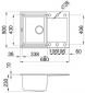 Кухонна мийка ELLECI EASY 135 AVENA 51  - фото 2 - інтернет-магазин електроніки та побутової техніки TTT