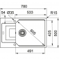 Кухонная мойка Franke UBG 611-78 XL 114.0574.977 Графит - фото 2 - интернет-магазин электроники и бытовой техники TTT