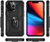 Панель BeCover Military для Apple iPhone 13 Pro Max (707105) Black - фото 3 - интернет-магазин электроники и бытовой техники TTT