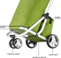 Сумка-тележка ShoppingCruiser 3 Wheels (650071) Green  - фото 5 - интернет-магазин электроники и бытовой техники TTT