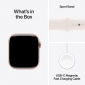 Apple Watch Series 10 GPS 42mm Rose Gold Aluminium Case with Light Blush Sport Band - M/L (MWWJ3QH/A) - фото 3 - интернет-магазин электроники и бытовой техники TTT