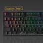 Клавиатура Ducky One 3 Cherry MX Brown RGB UA USB (DKON2108ST-BUAPXCLAWSC1) Black - фото 4 - интернет-магазин электроники и бытовой техники TTT