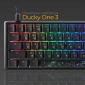 Клавиатура Ducky One 3 Mini Cherry MX Silent Red RGB UA USB (DKON2161ST-SUAPXCLAWSC1) Black - фото 4 - интернет-магазин электроники и бытовой техники TTT