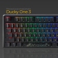 Клавиатура Ducky One 3 TKL Cherry MX Brown RGB UA USB (DKON2187ST-BUAPXCLAWSC1) Black - фото 4 - интернет-магазин электроники и бытовой техники TTT