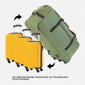 Дорожная сумка TravelZ Wheelbag 100 л (603095) Green  - фото 3 - интернет-магазин электроники и бытовой техники TTT