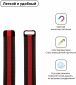 Ремінець ArmorStandart Milanese Loop Band для Apple Watch All Series 38-40mm (ARM54387) Black/Red - фото 2 - інтернет-магазин електроніки та побутової техніки TTT