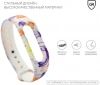 Ремінець Armorstandart силіконовий для Xiaomi Mi Band 4/3 (ARM52068) Violet flowers - фото 2 - інтернет-магазин електроніки та побутової техніки TTT