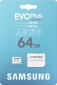 Карта памяти Samsung Evo Plus microSDXC 64GB UHS-I U1 V10 A1 + SD адаптер (MB-MC64KA/EU) - фото 6 - интернет-магазин электроники и бытовой техники TTT