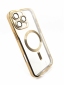 Панель BeCover TPU Chrome Case (MagSafe) для Apple iPhone 16 Pro (712081) Gold - фото 3 - интернет-магазин электроники и бытовой техники TTT