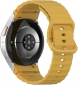 Ремешок BeCover Ribbed Tape для Samsung Galaxy Watch (20mm) 3 41mm/4/5/6/7 40-44mm (712051) Yellow  - фото 3 - интернет-магазин электроники и бытовой техники TTT