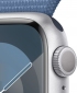 Apple Watch Series 9 GPS 45mm Silver Aluminium Case with Winter Blue Sport Loop (MR9F3QP/A) - фото 3 - интернет-магазин электроники и бытовой техники TTT