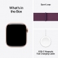 Apple Watch Series 10 GPS 42mm Rose Gold Aluminium Case with Plum Sport Loop (MWWK3QH/A) - фото 3 - интернет-магазин электроники и бытовой техники TTT