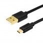 Кабель Tronsmart MUS03 Premium USB Cable 1m With Gold-Plated Connectors Black - фото 2 - интернет-магазин электроники и бытовой техники TTT