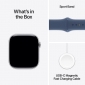 Apple Watch Series 10 GPS 46mm Silver Aluminium Case with Denim Sport Band - S/M (MWWL3QH/A) - фото 3 - інтернет-магазин електроніки та побутової техніки TTT