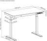 Стол компьютерный 2E CE218B-Motorized (2E-CE218B-MOTORIZED) Black - фото 8 - интернет-магазин электроники и бытовой техники TTT