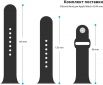 Ремешок ArmorStandart Sport Band для Apple Watch 42-44 mm (ARM51950) Dark Grey - фото 3 - интернет-магазин электроники и бытовой техники TTT