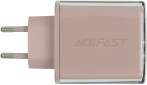 Мережевий зарядний пристрій Acefast GaN 2xUSB-C USB-A 65W PD3.0 QC4.0 (A45) Pink  - фото 2 - інтернет-магазин електроніки та побутової техніки TTT