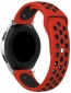 Ремешок BeCover Vents Style для Honor MagicWatch 2 / Huawei Watch 3 Pro Classic 46 mm (707077) Red-Black - фото 2 - интернет-магазин электроники и бытовой техники TTT