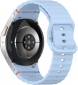 Ремешок BeCover Ribbed Tape для Samsung Galaxy Watch (20mm) 3 41mm/4/5/6/7 40-44mm (712044) Lite Blue - фото 3 - интернет-магазин электроники и бытовой техники TTT