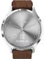 Смарт-часы GARMIN Vivomove HR Premium Silver Stainless Steel Case with Dark Brown Embossed Italian Leather Band (010-01850-AD) - фото 2 - интернет-магазин электроники и бытовой техники TTT