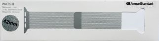 Ремешок ArmorStandart Milanese Loop Band для Apple Watch All Series 42-44mm (ARM52952) Military Grey - фото 4 - интернет-магазин электроники и бытовой техники TTT