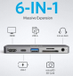 USB-хаб Anker PowerExpand Direct 6-in-1 USB-C PD Media Hub for iPad Pro (A83620A1) Gray  - фото 3 - интернет-магазин электроники и бытовой техники TTT