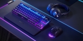 Бездротова ігрова механічна клавіатура SteelSeries Apex Pro TKL WL UA HyperMagnetic Switches OmniPoint 2.0 OLED RGB (64865) Black  - фото 8 - інтернет-магазин електроніки та побутової техніки TTT