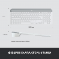 Комплект Logitech Wireless Slim Combo MK470 UA (920-009205) White  - фото 8 - інтернет-магазин електроніки та побутової техніки TTT