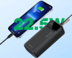 УМБ Choetech B730 30000mAh 22.5W PD QC3.0 (B730-ACBK) Black  - фото 4 - интернет-магазин электроники и бытовой техники TTT