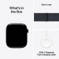 Apple Watch Series 10 GPS 46mm Jet Black Aluminium Case with Ink Sport Loop (MWWR3QH/A) - фото 3 - интернет-магазин электроники и бытовой техники TTT