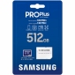 Карта пам'яті Samsung PRO Plus microSDXC 512GB C10 UHS-I U3 V30 A2 + SD адаптер (MB-MD512SA/EU) - фото 3 - інтернет-магазин електроніки та побутової техніки TTT