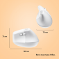 Мышь Logitech Lift for Mac Vertical Ergonomic Mouse (910-006477) Off White - фото 9 - интернет-магазин электроники и бытовой техники TTT