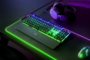 Клавиатура проводная SteelSeries Apex 7 Blue Switch OLED Smart Display USB UA (SS64774) - фото 5 - интернет-магазин электроники и бытовой техники TTT