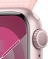 Apple Watch Series 9 GPS 45mm Pink Aluminium Case with Light Pink Sport Loop (MR9J3QP/A) - фото 3 - інтернет-магазин електроніки та побутової техніки TTT