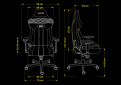 Кресло геймерское HATOR Arc 2 XL (HTC2000) Black  - фото 11 - интернет-магазин электроники и бытовой техники TTT