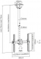 Кронштейн потолочный iTech Celb-54SHL - фото 2 - интернет-магазин электроники и бытовой техники TTT