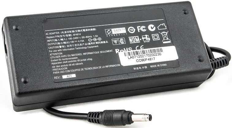 

Блок живлення PowerPlant для ноутбуків COMPAQ 220V, 19V 90W 4.74A (4.8*1.7) (CO90F4817)