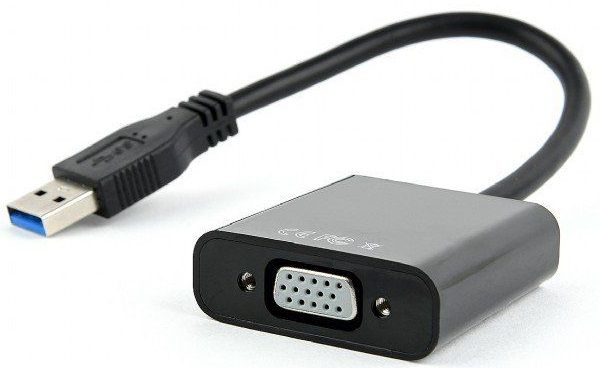 

Адаптер Cablexpert USB3.0-VGA (AB-U3M-VGAF-01) Black