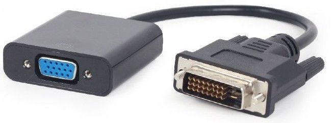 

Адаптер Cablexpert DVI-D - VGA (A-DVID-VGAF-01) Black