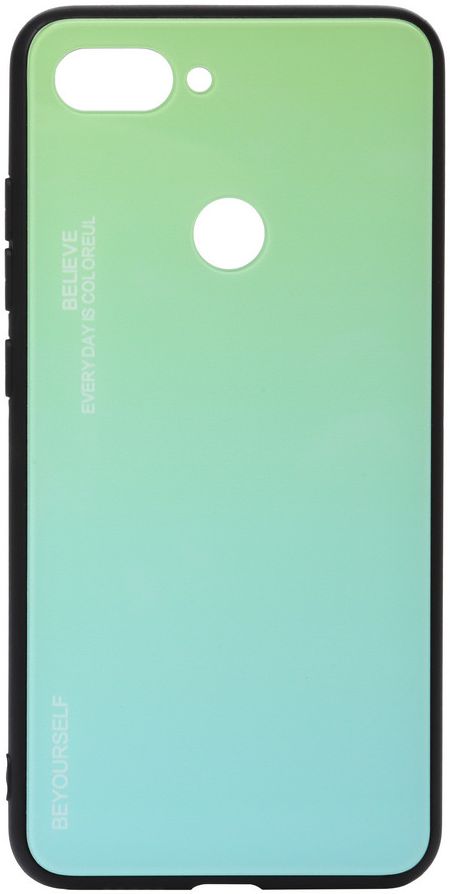 

Панель BeCover Gradient Glass для Xiaomi Mi 8 Lite (703572) Green-Blue