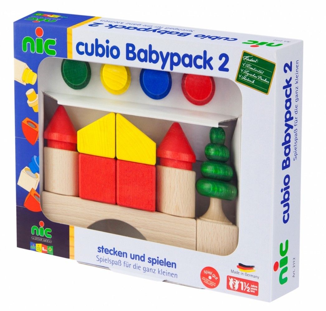 

Конструктор деревянный Nic Toys Cubio 19 деталей (NIC2112)