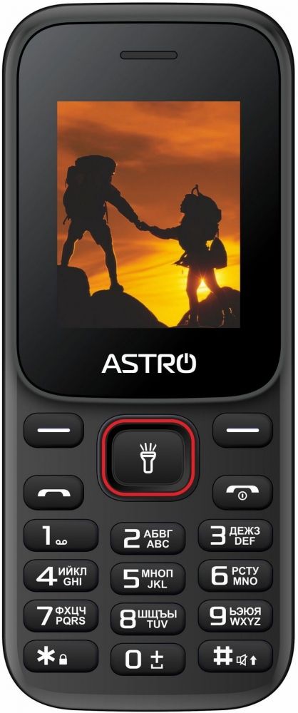 

Мобільний телефон Astro A144 Black-Red