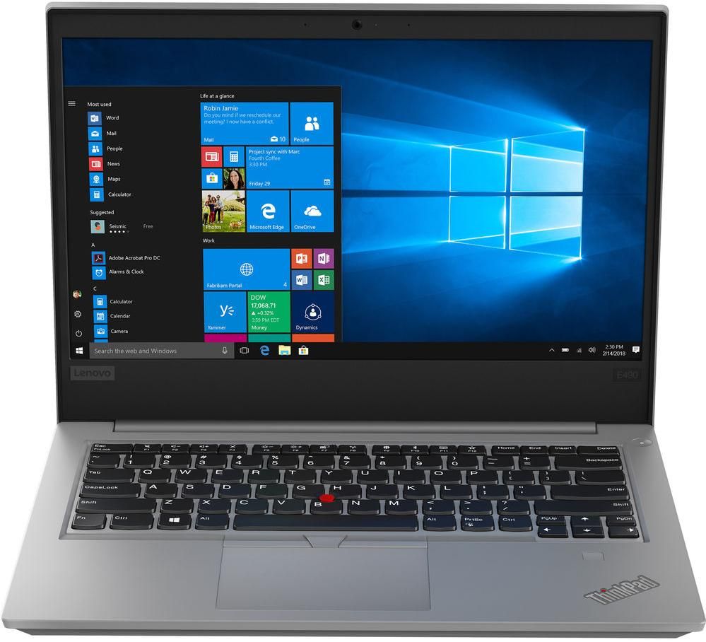 

Ноутбук Lenovo ThinkPad E490 (20N8000SRT) Silver