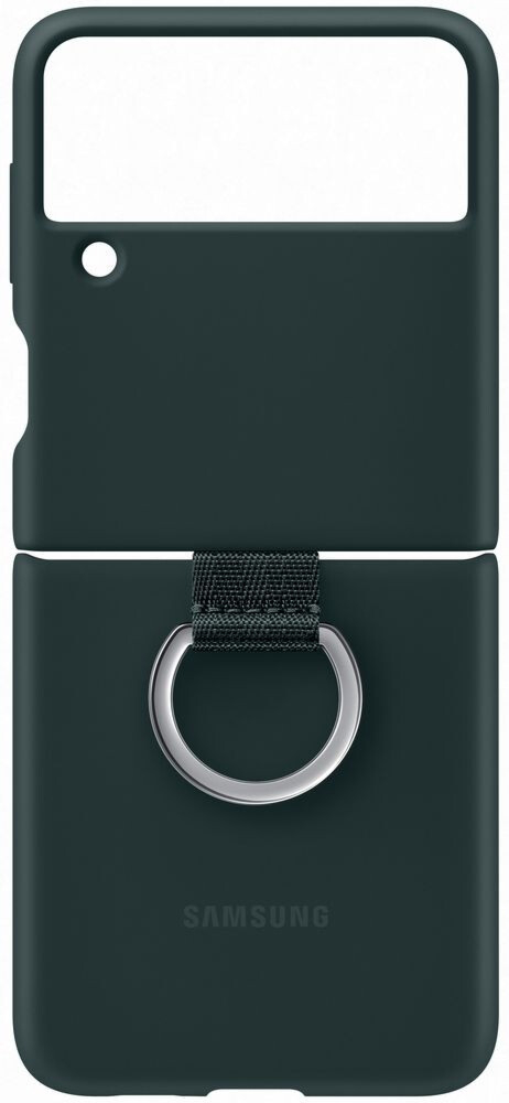 

Панель Silicone Cover with Ring для Samsung Galaxy Z Flip 3 (EF-PF711TGEGRU) Green