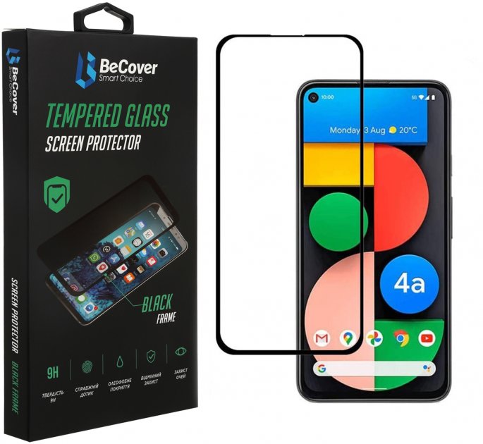 

Захисне скло BeCover для Google Pixel 4A (706666) Black