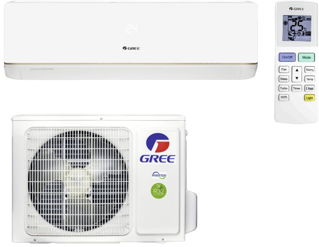 

Кондиціонер GREE GWH18AAD-K6DNA5B (BORA Inverter) R32